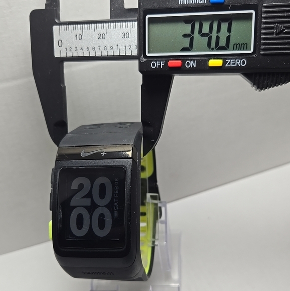 Mens Nike + Powered by TomTom GPS Sport Running Black X Digital Watch WM0069 L7 - Picture 6 of 11